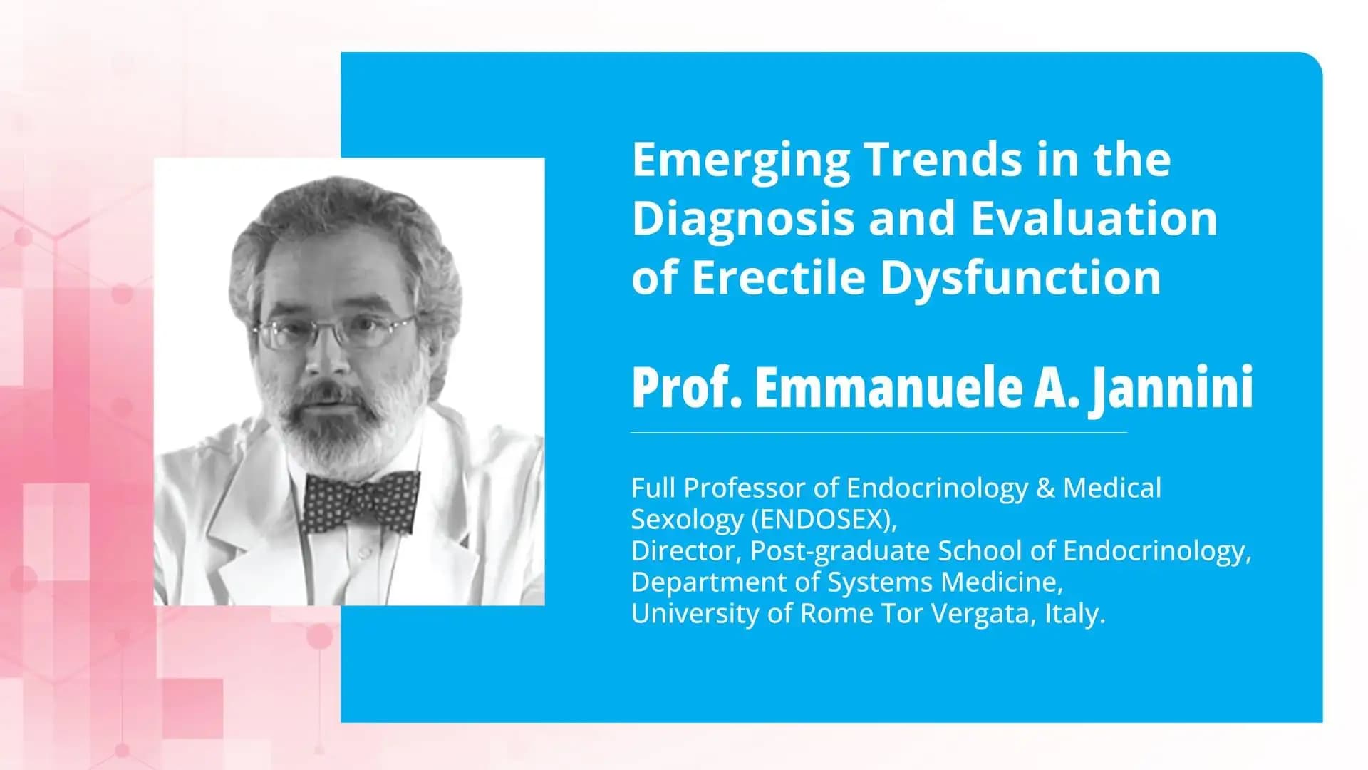 Emerging Trends in the Diagnosis and Evaluation of Erectile Dysfunction