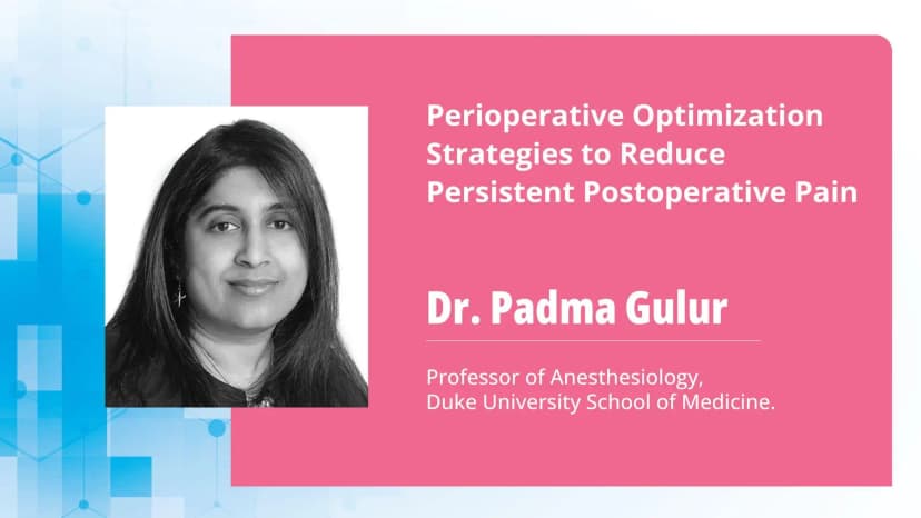 Perioperative Optimization Strategies to Reduce Persistent Postoperative Pain