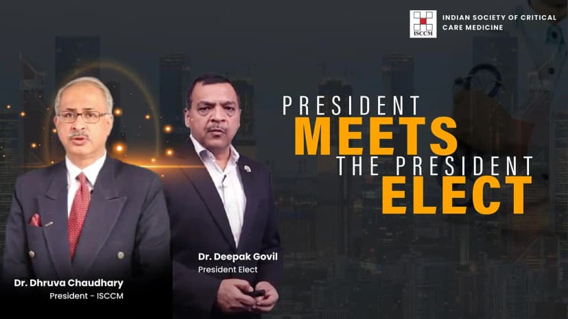 President meets the President Elect | ISCCM