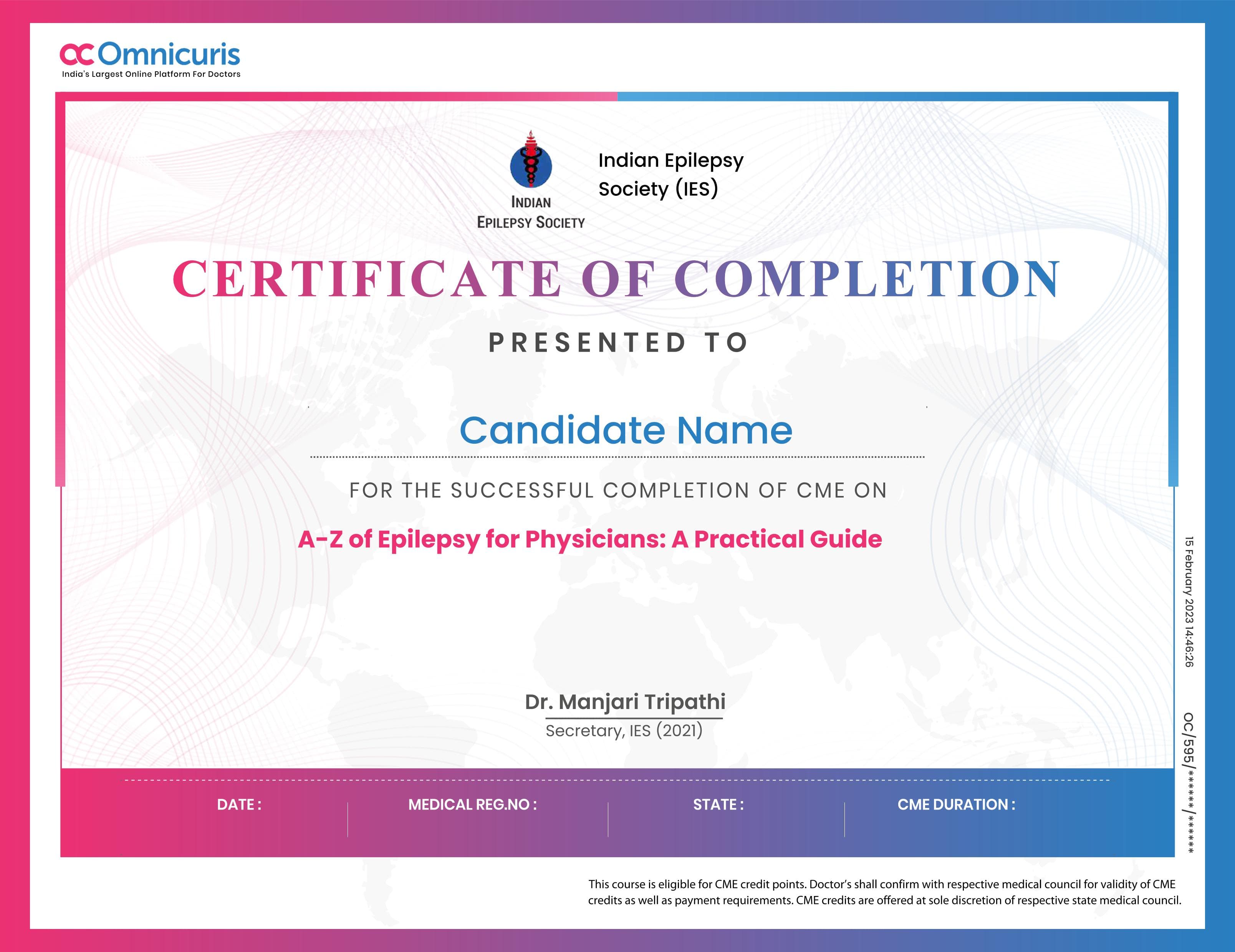 Certificate Preview