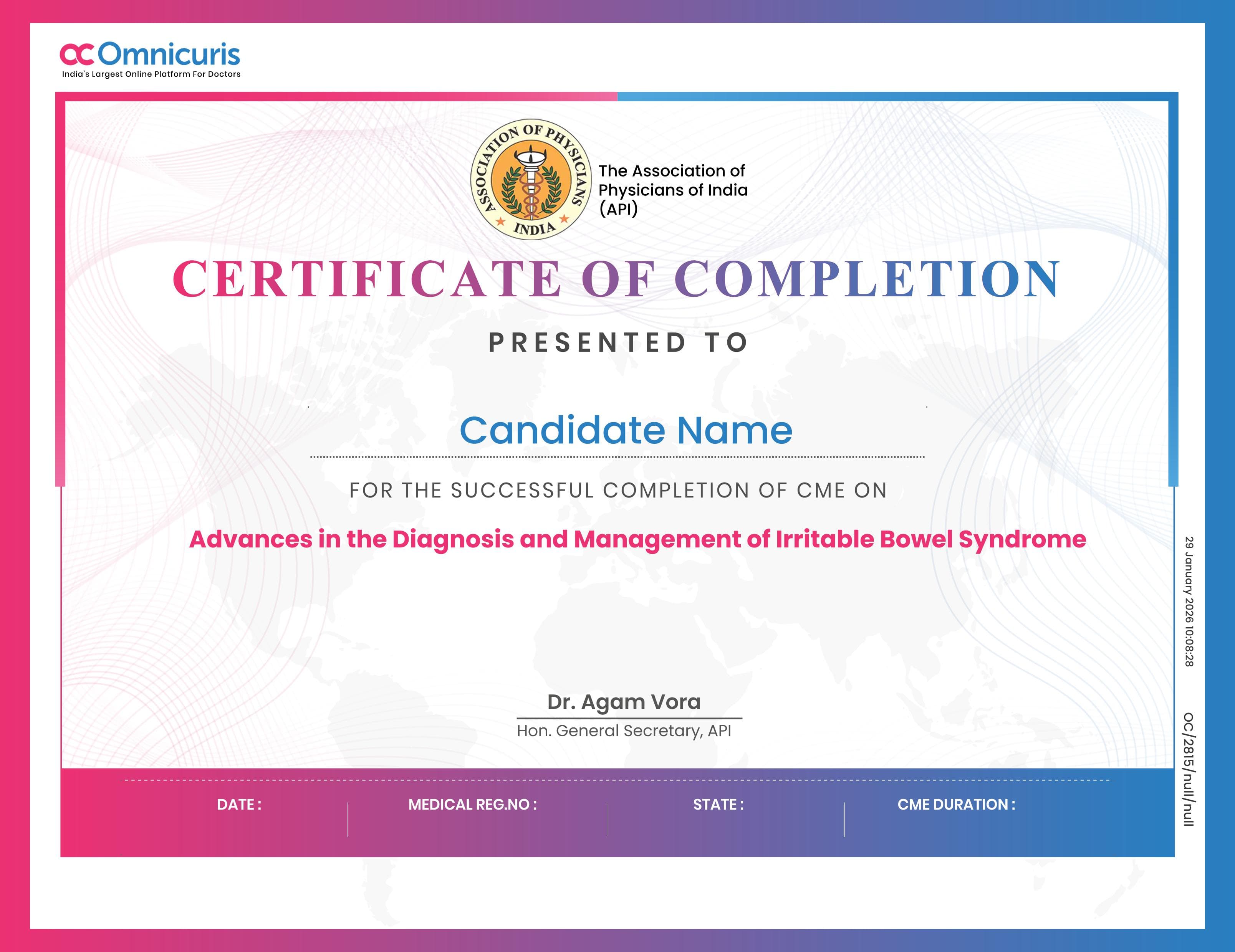 Certificate Preview