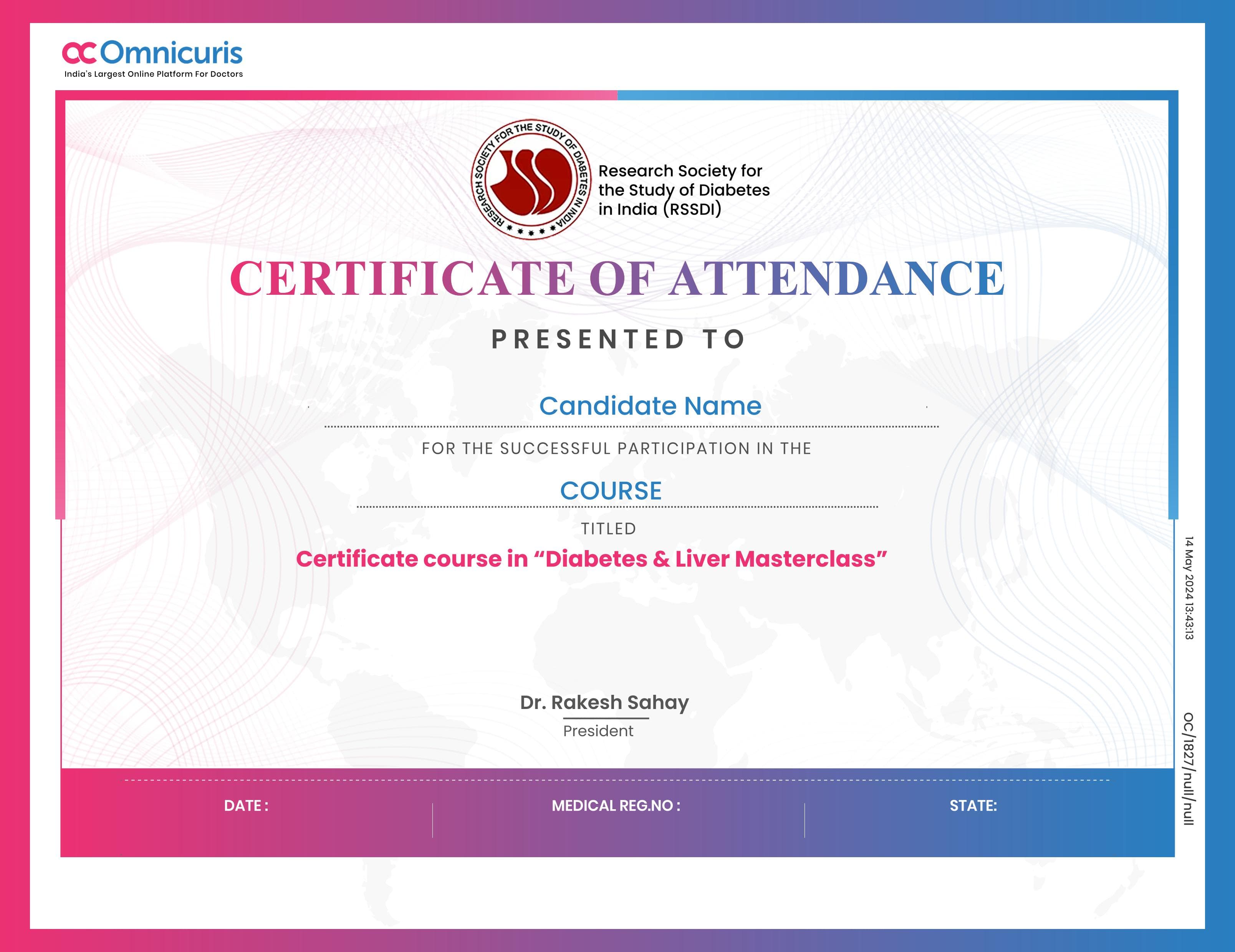 Certificate Preview