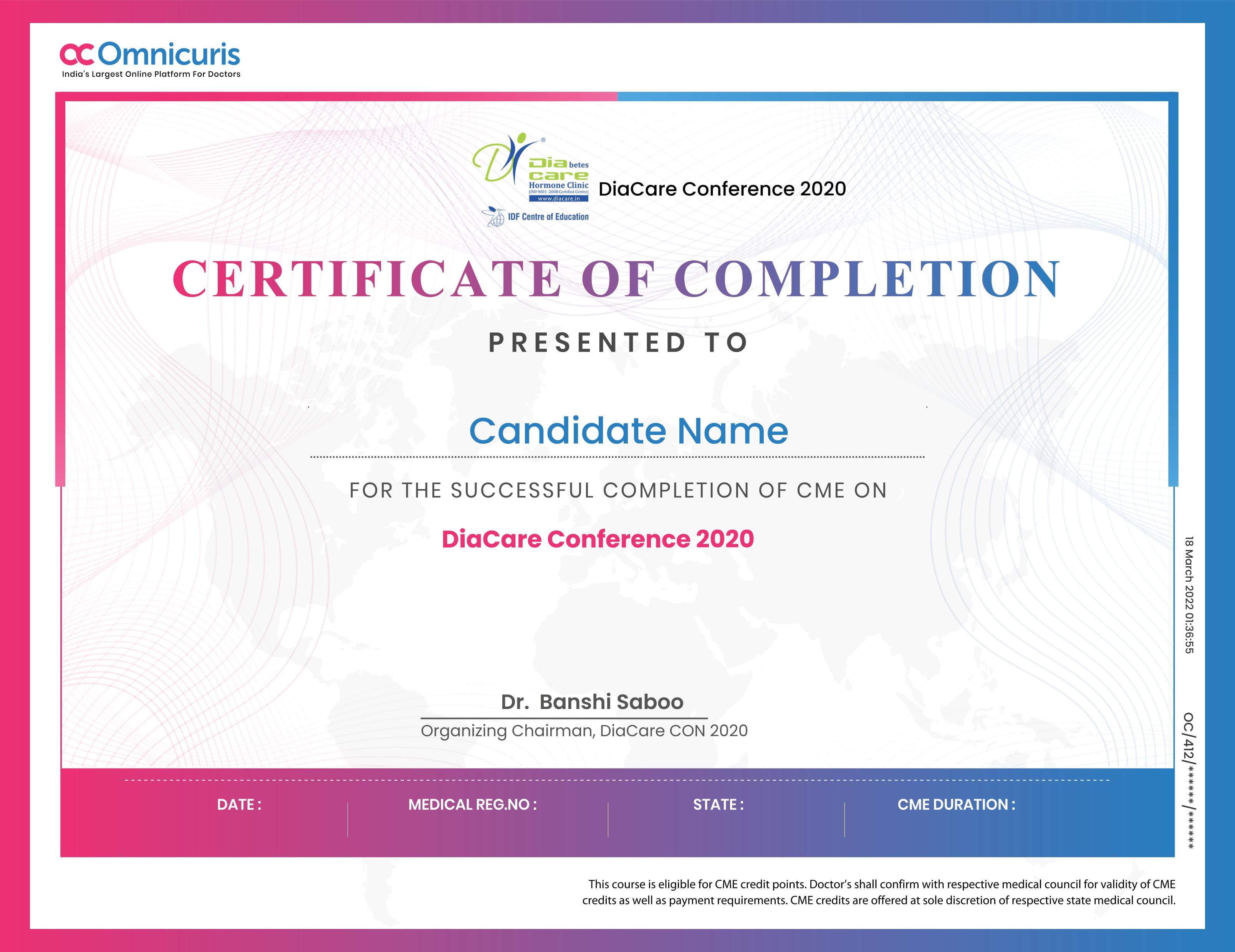 Certificate Preview
