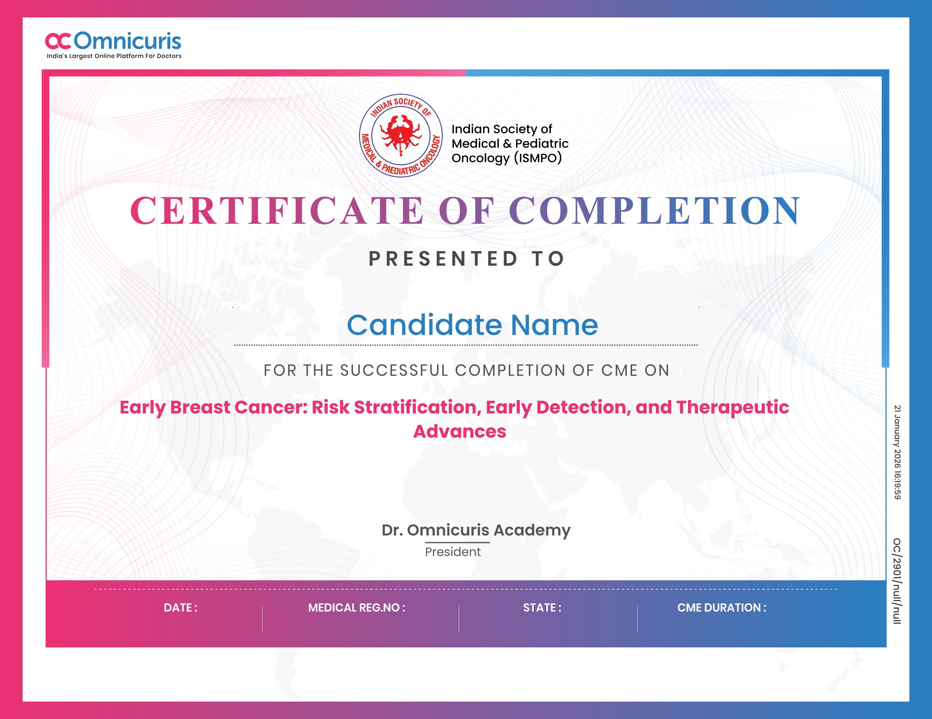 Certificate Preview