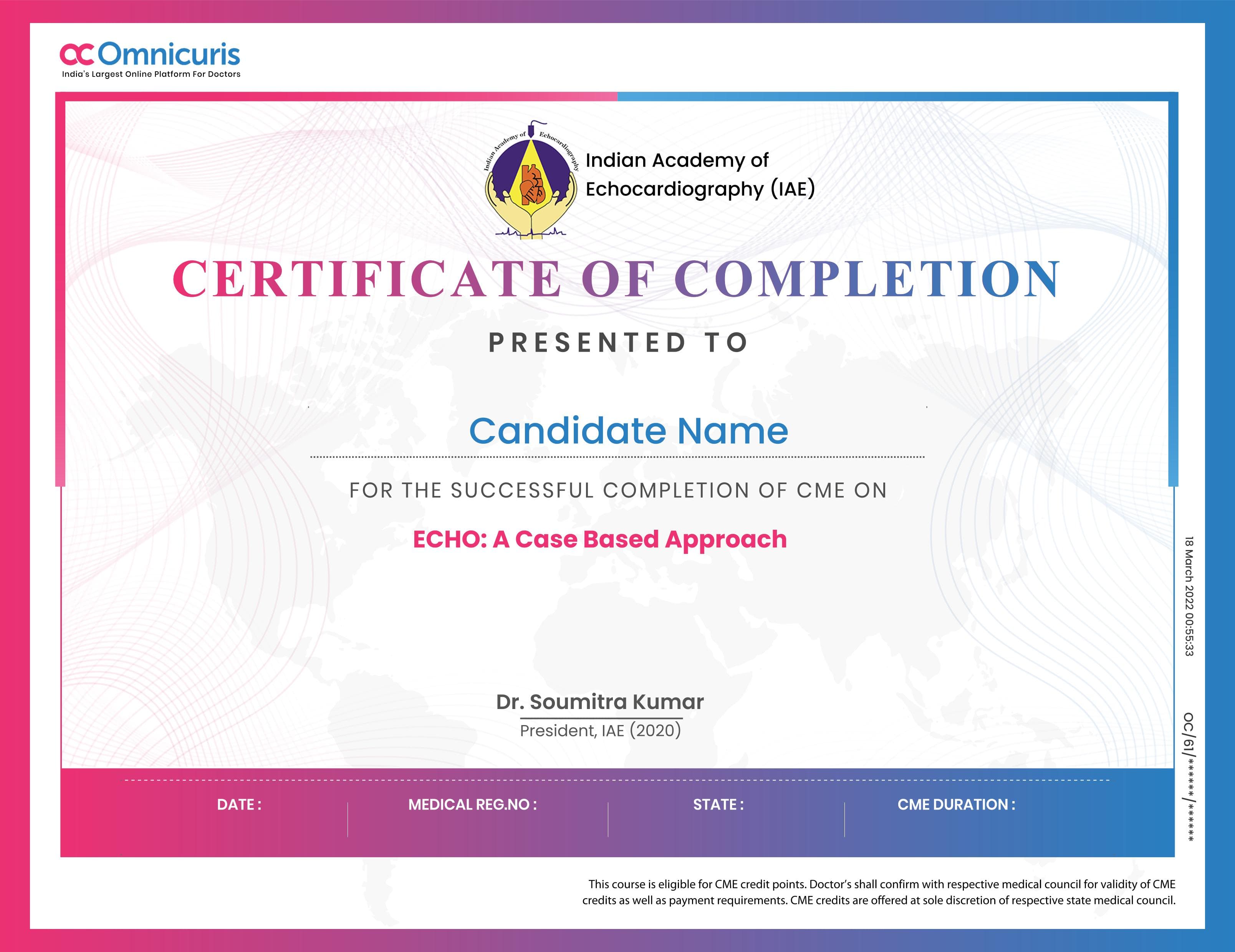 Certificate Preview