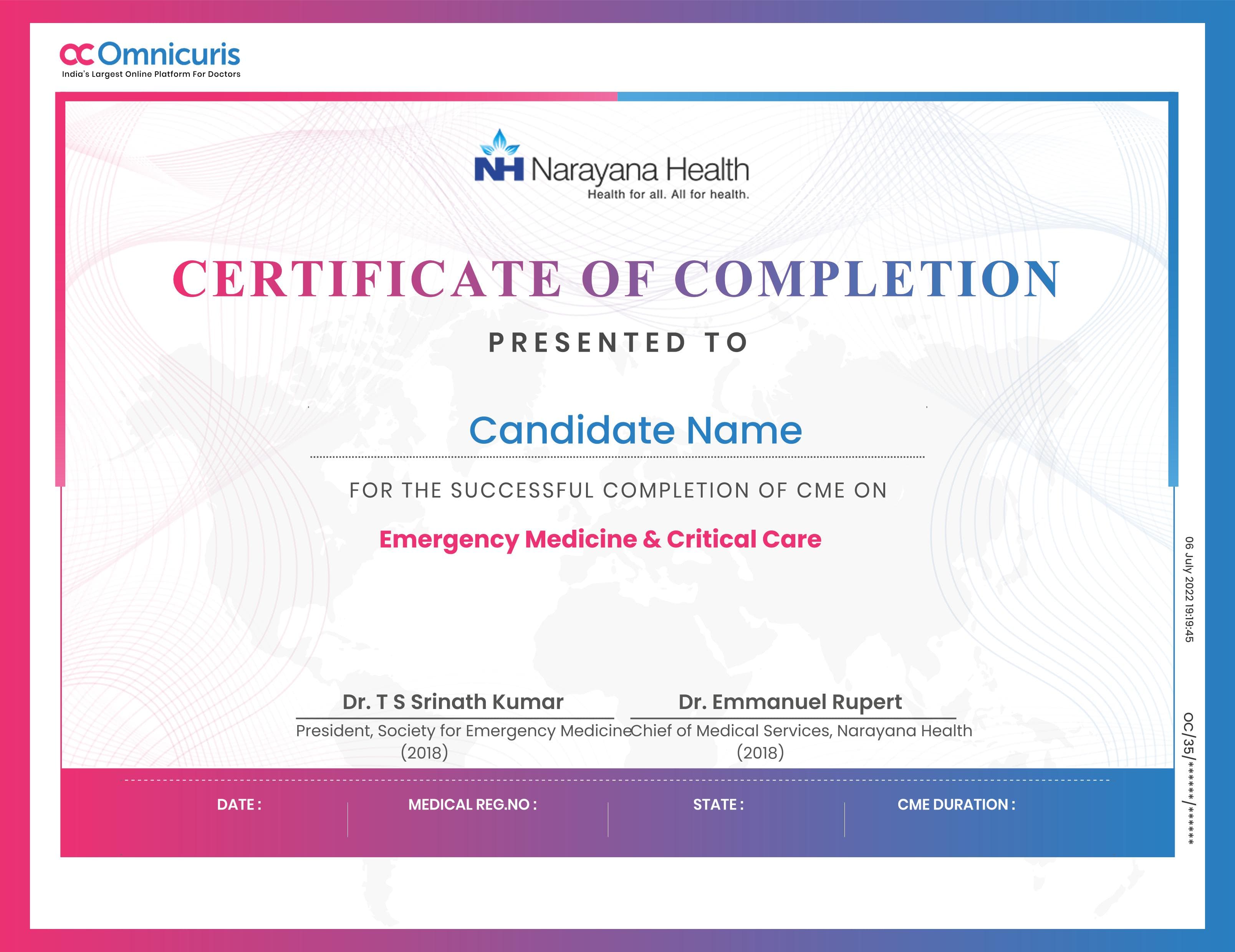 Certificate Preview