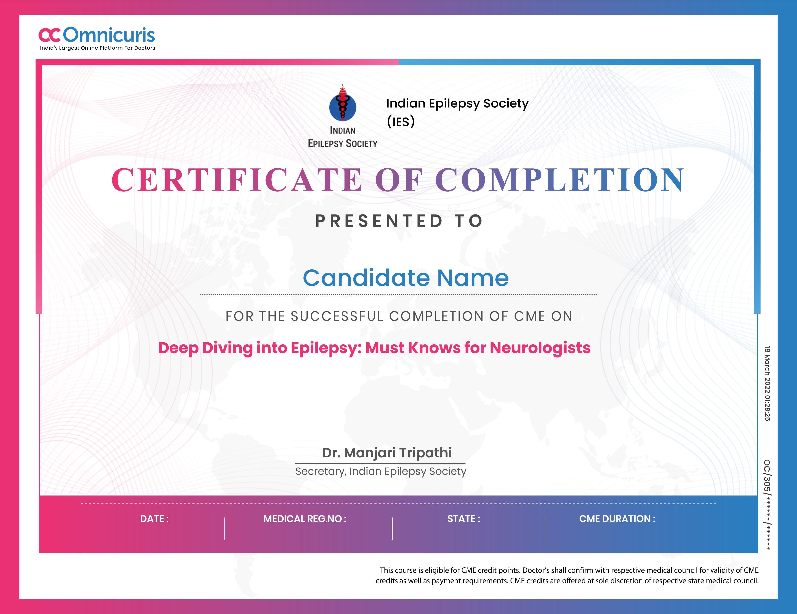 Certificate Preview