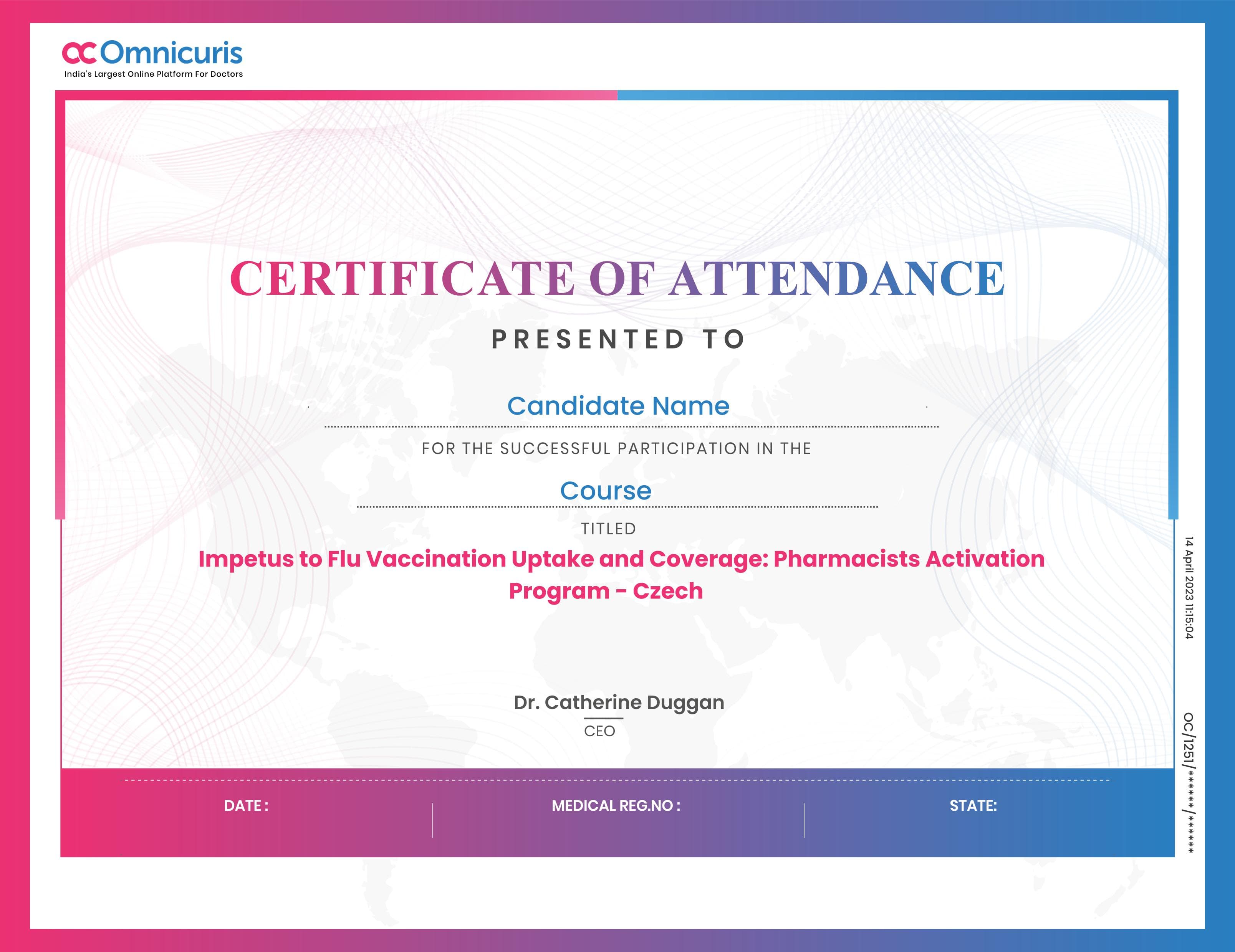 Certificate Preview