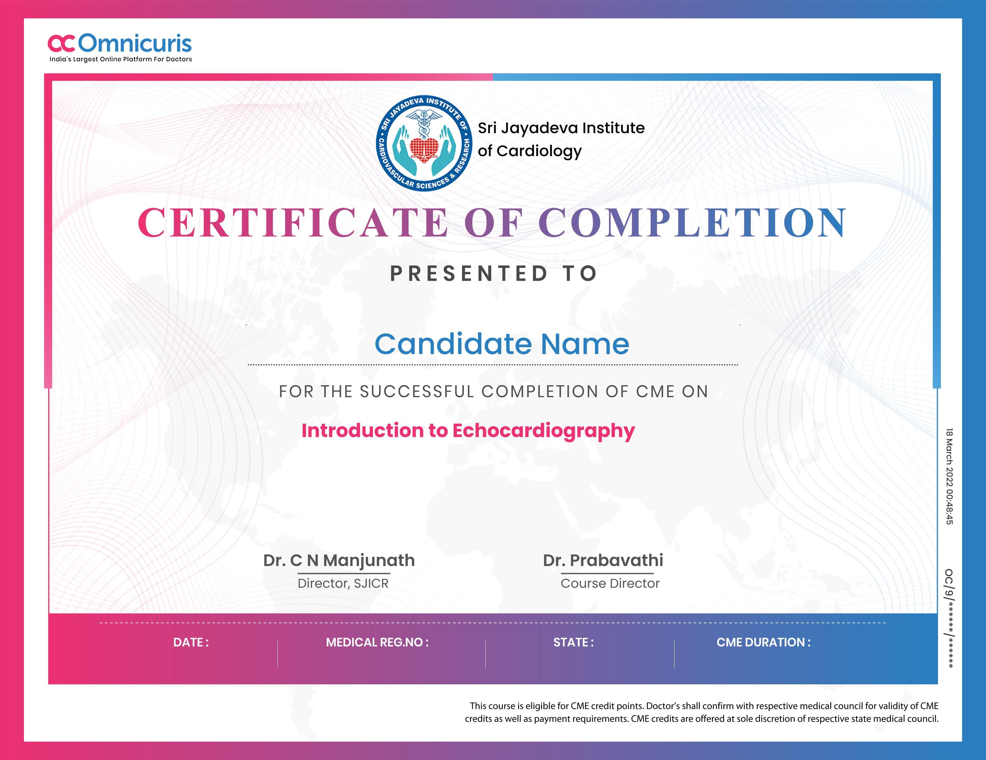 Certificate Preview