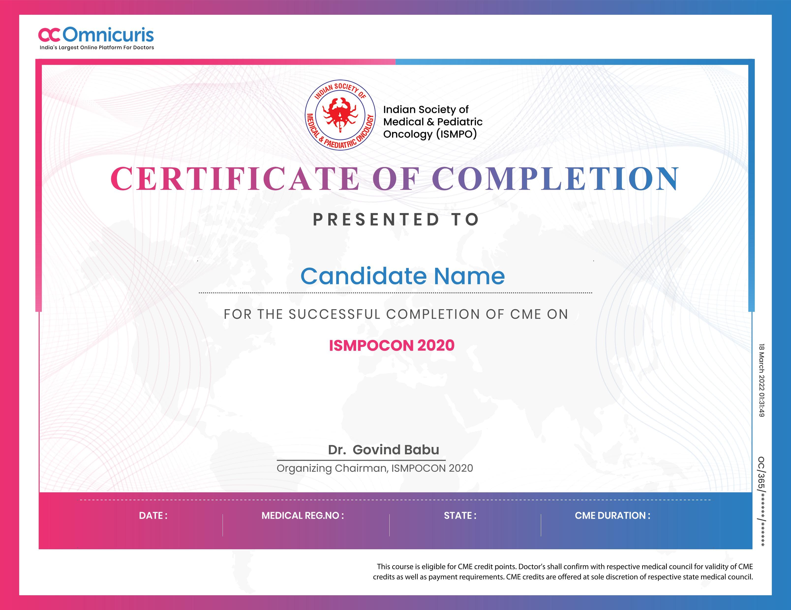 Certificate Preview