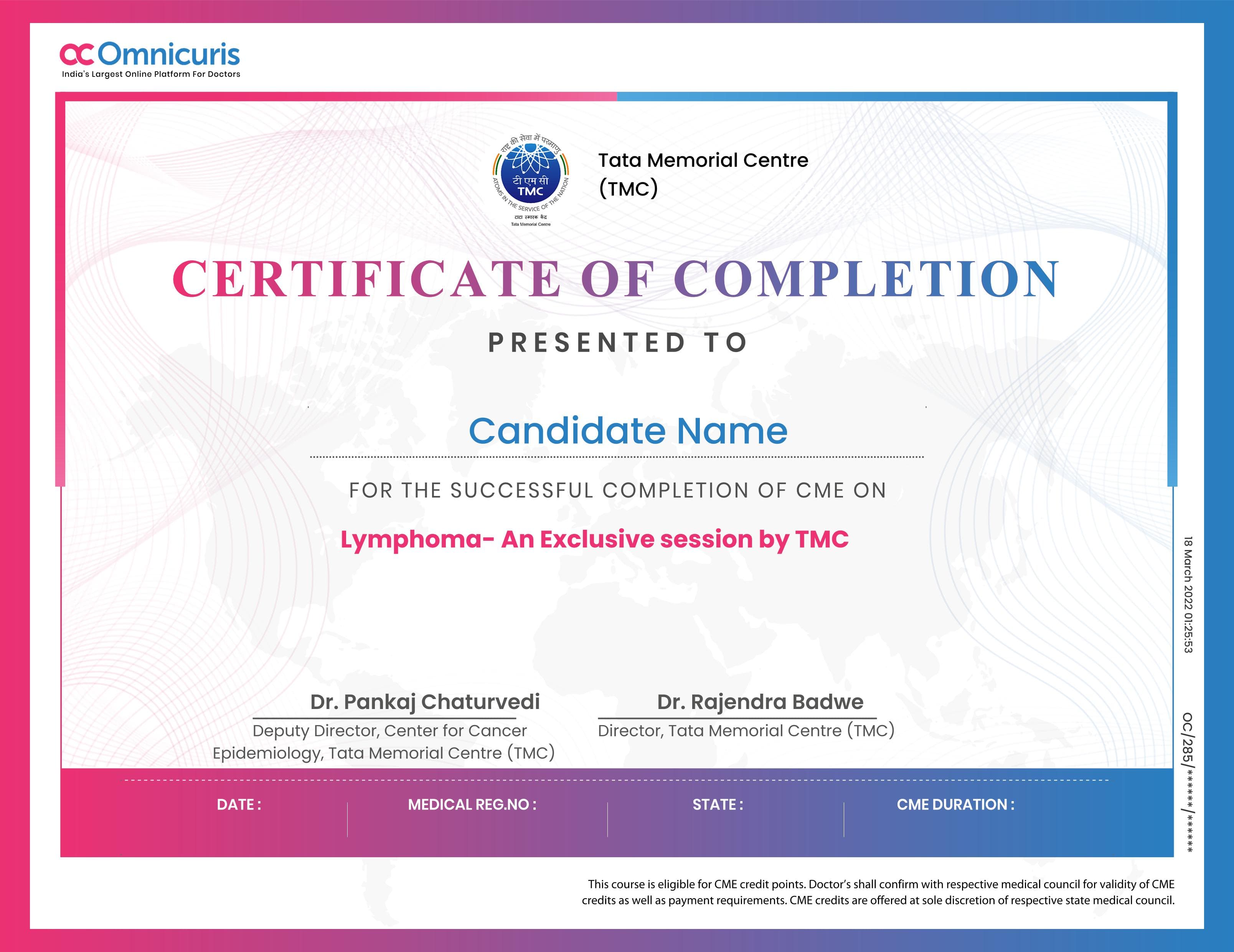Certificate Preview
