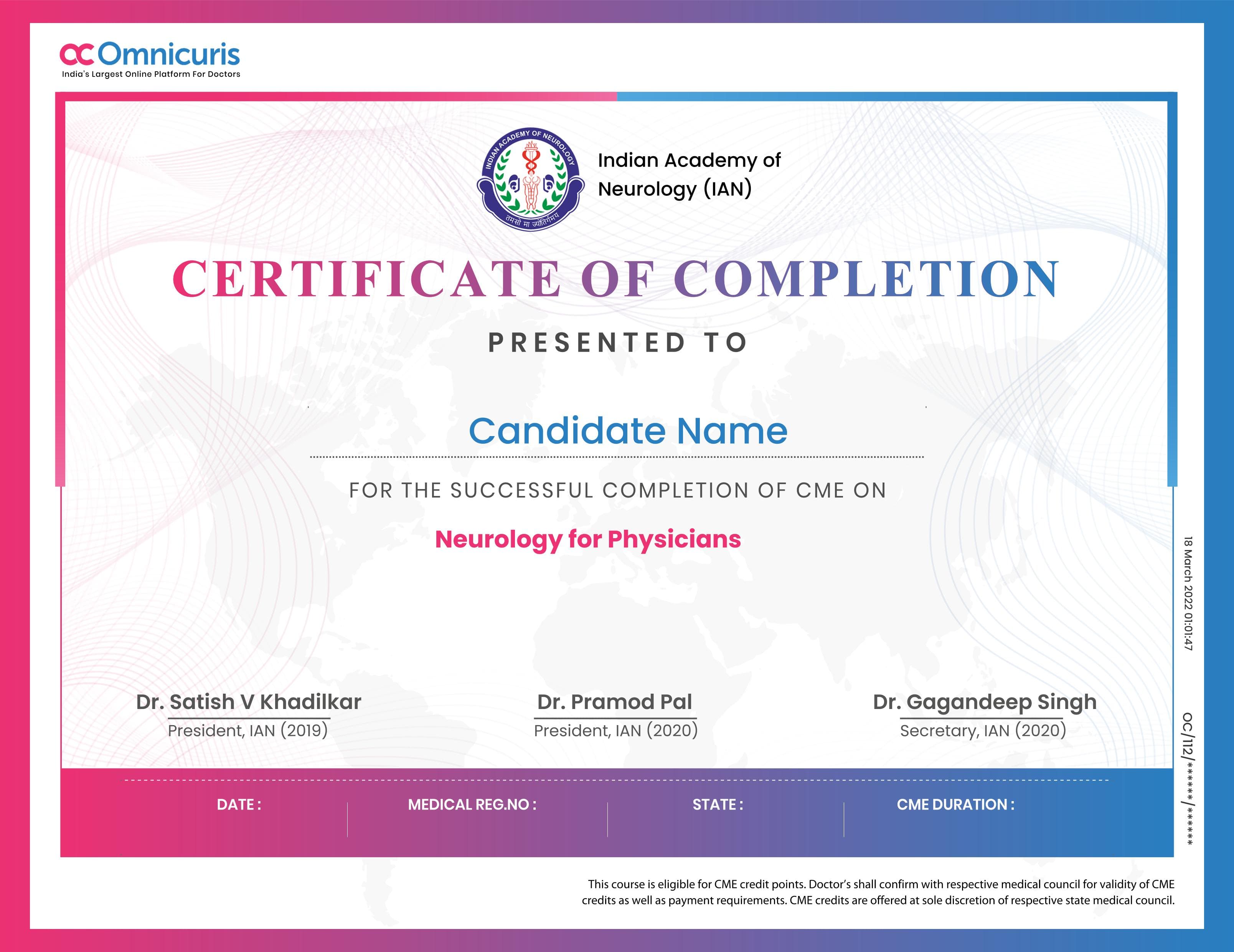 Certificate Preview