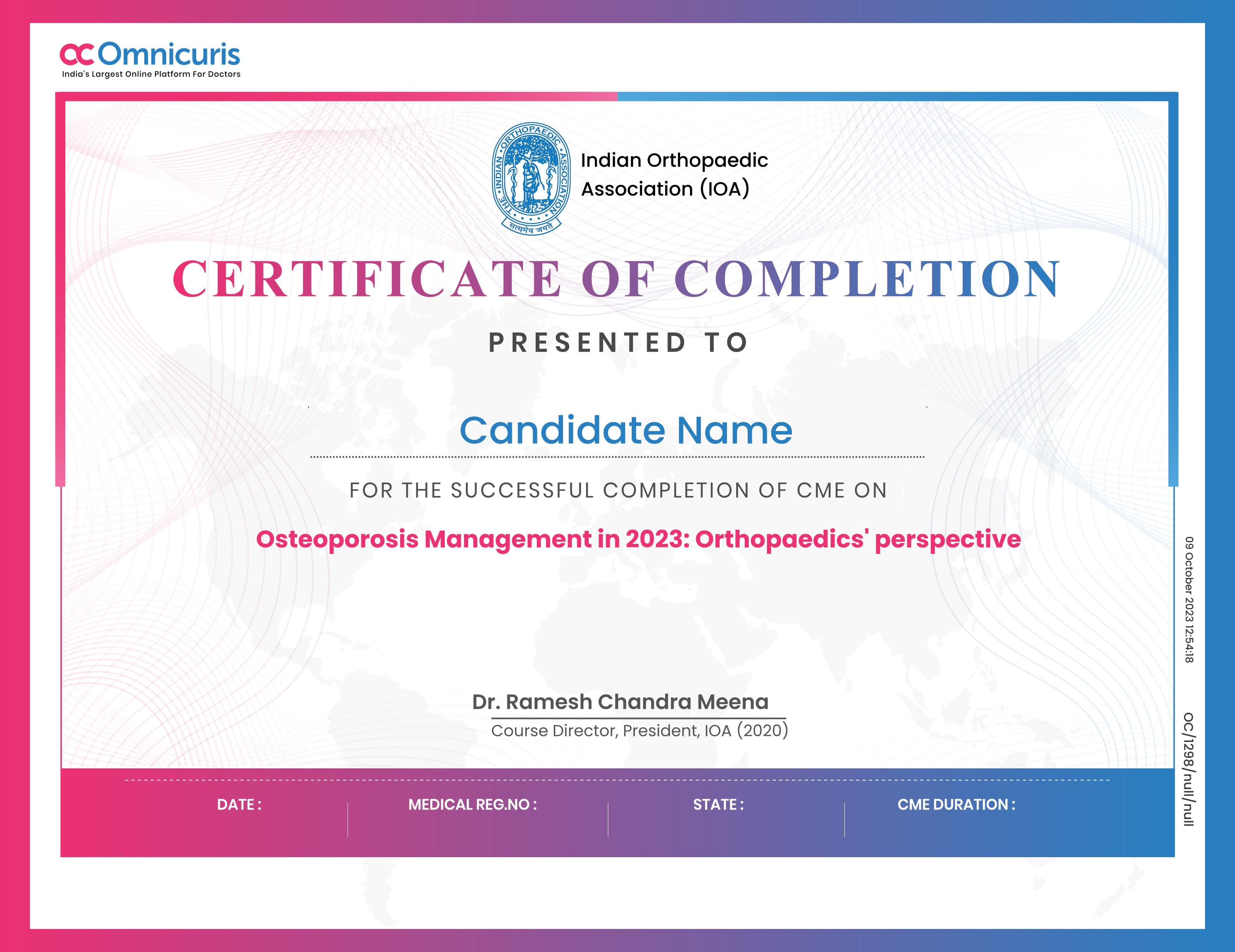 Certificate Preview