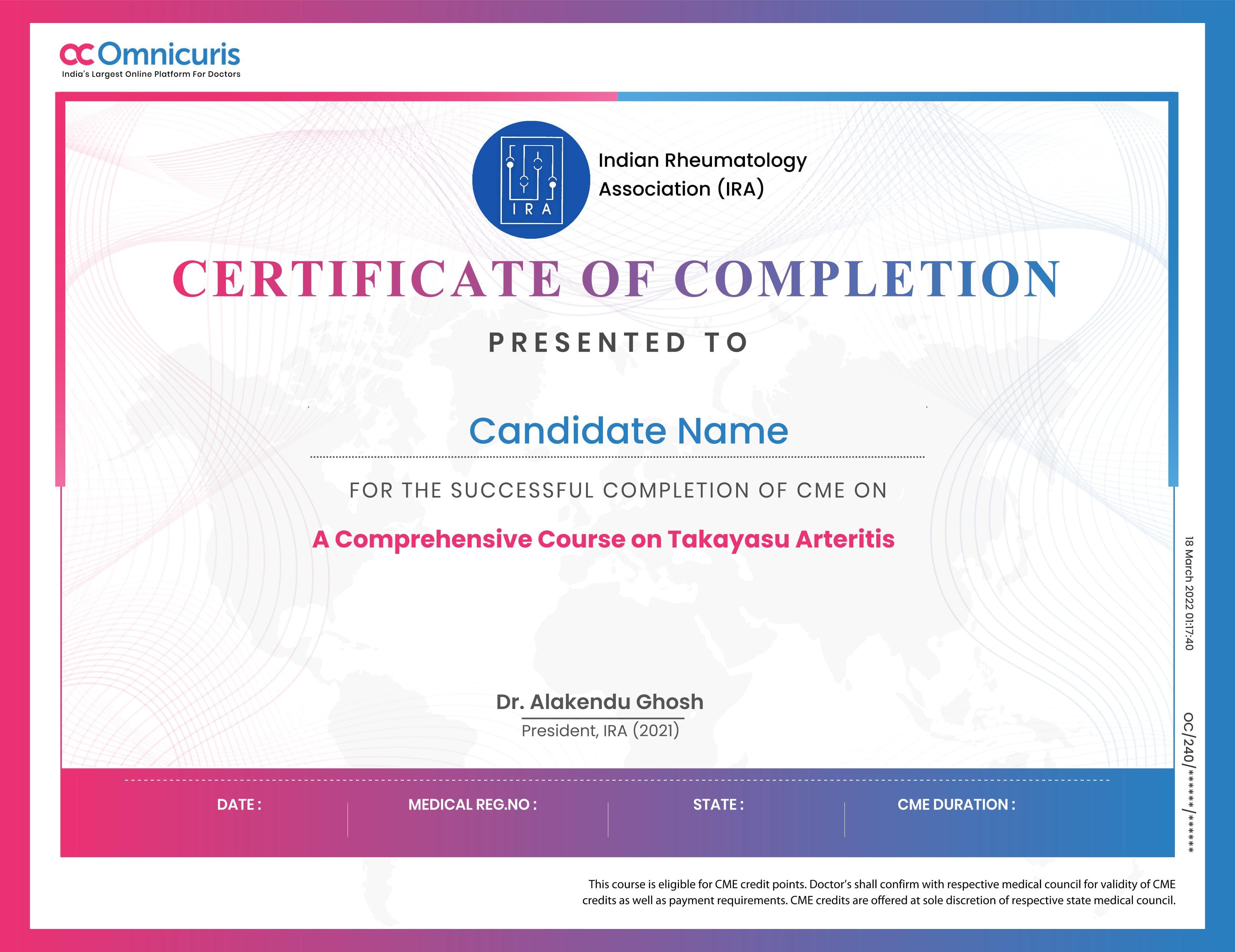Certificate Preview