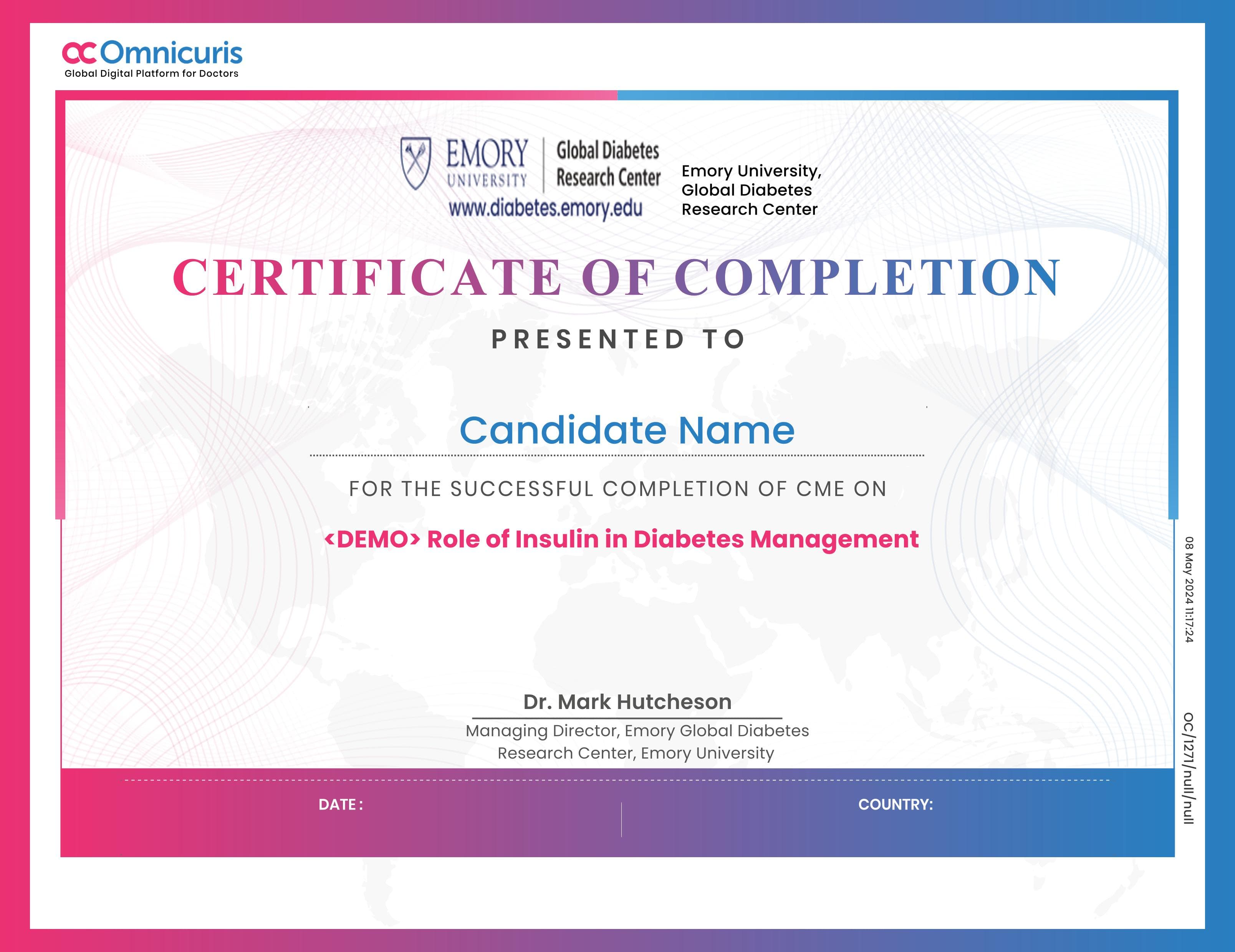 Certificate Preview