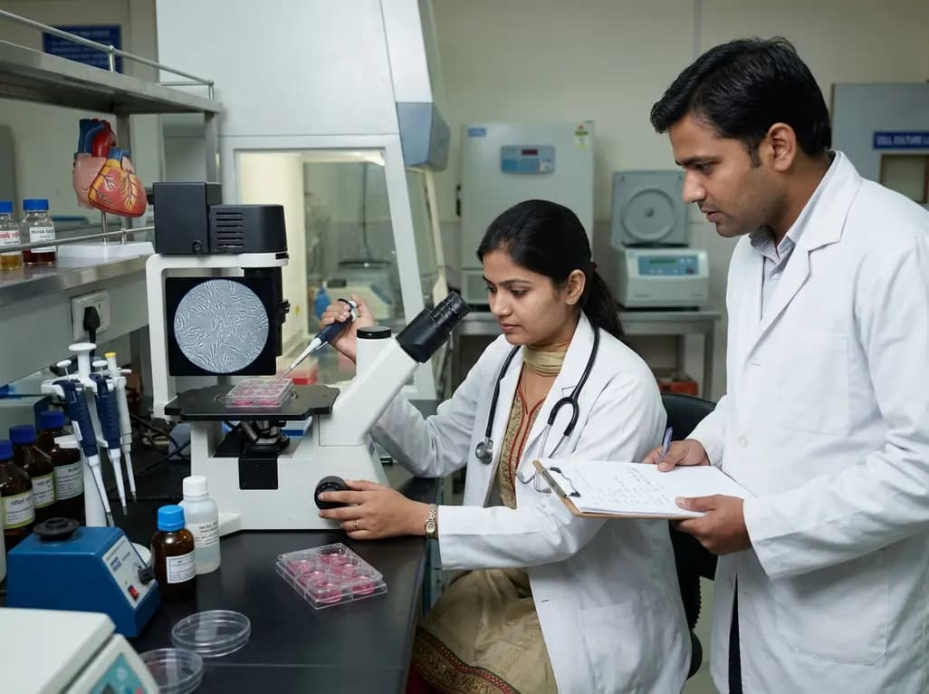 SGPGIMS Lab Cultures Heart Valve Cells for RHD Study